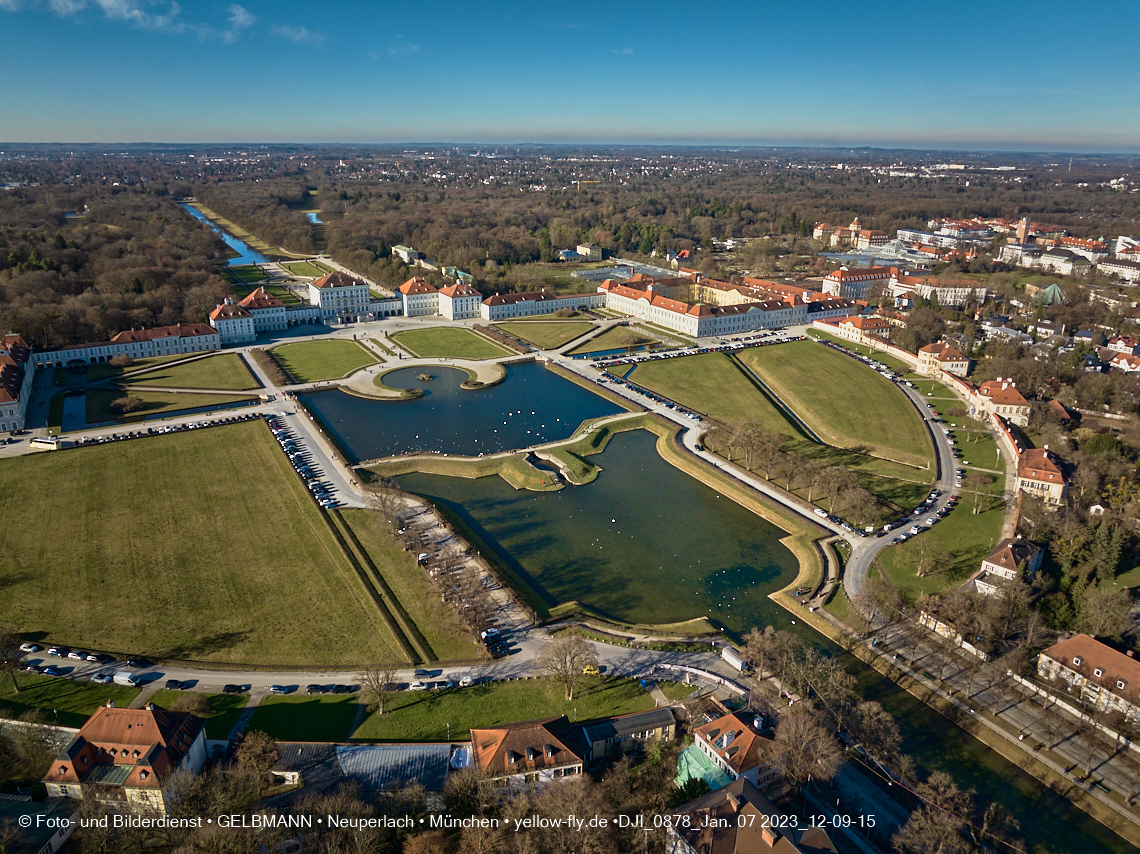 07.01.2023 - Umgebung vom Schloß Nymphenburg